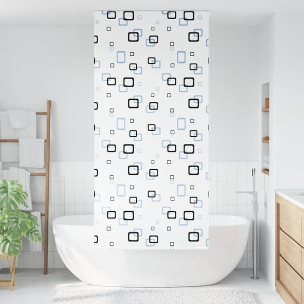 Rullgardin för dusch 100x240 cm tyg bredd 96 cm