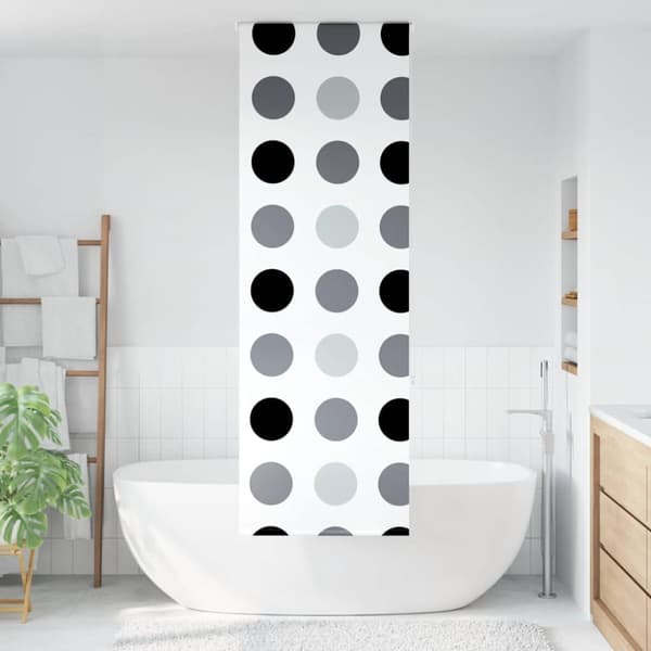 Rullgardin för dusch 70x240 cm tyg bredd 66 cm
