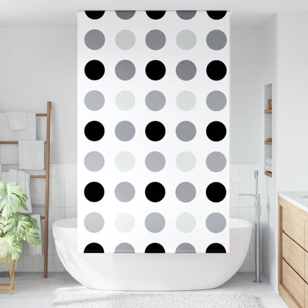 Rullgardin för dusch 120x240 cm tyg bredd 116 cm