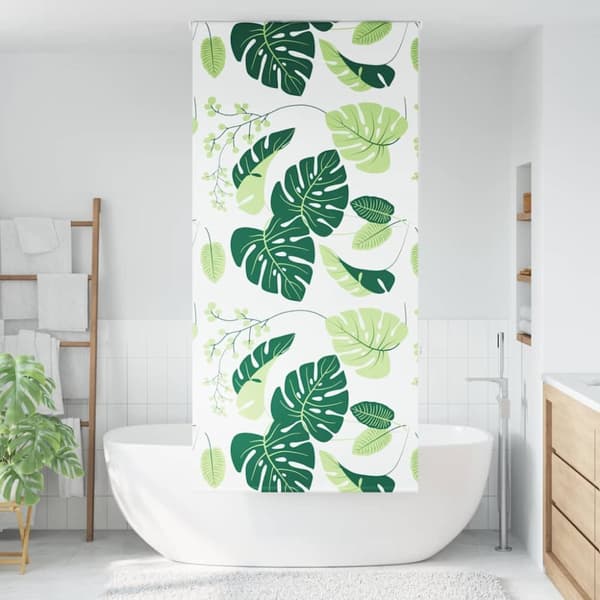 Rullgardin för dusch 90x240 cm tyg bredd 86 cm