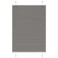 Miniatyrbild 2 av 2: Plisserad persienn antracit 100x100 cm tyg bredd polyester