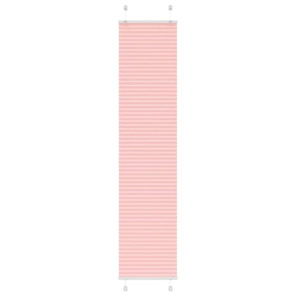 Plisserad persienn rosa 40x200cm tyg bredd 39,4cm polyester