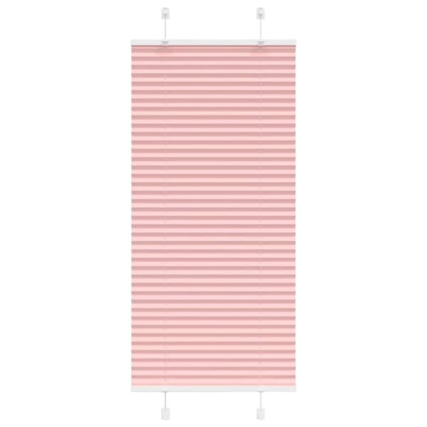 Plisserad persienn rosa 65x150cm tyg bredd 64,4cm polyester