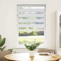 Miniatyrbild 2 av 2: Rullgardin zebra vit 70x100 cm tyg bredd 65,9 cm polyester