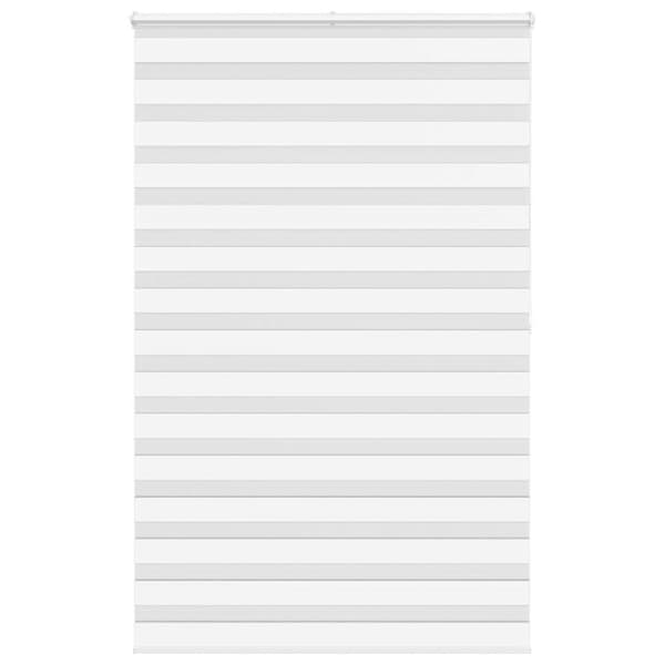 Rullgardin zebra vit 140x200 cm tyg bredd 135,9 cm polyester