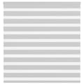 Miniatyrbild 1 av 2: Rullgardin zebra ljusgrå 140x100 cm tyg bredd 135,9cm polyester