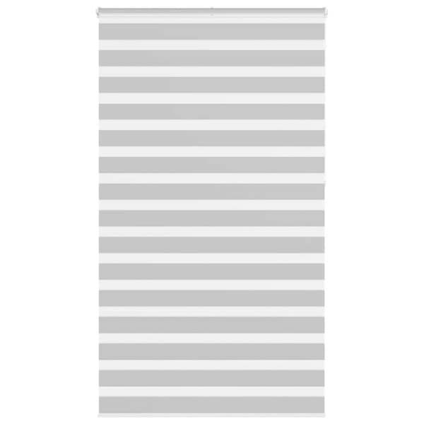 Rullgardin zebra ljusgrå 120x230 cm tyg bredd 115,9cm polyester
