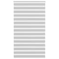 Miniatyrbild 1 av 2: Rullgardin zebra ljusgrå 120x200 cm tyg bredd 115,9cm polyester