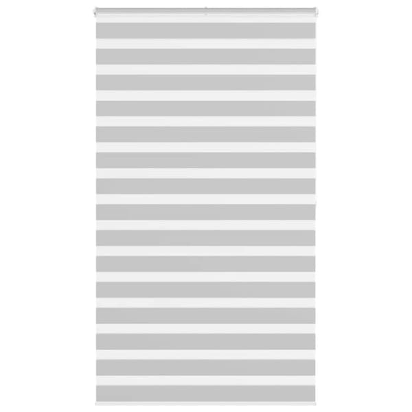 Rullgardin zebra ljusgrå 120x200 cm tyg bredd 115,9cm polyester