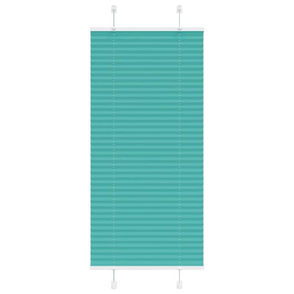 Plisserad persienn bensingrön 60x100cm tyg bredd 59,4cm