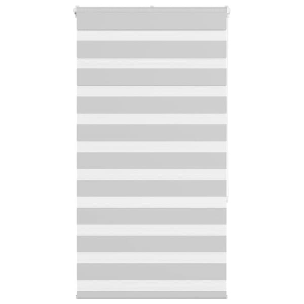Rullgardin zebra ljusgrå 75x150 cm tyg bredd 70,9 cm polyester