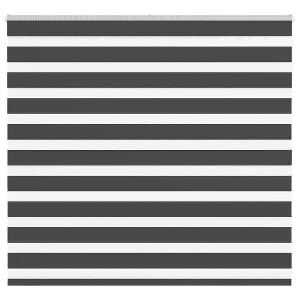 Rullgardin zebra svart 165x100 cm tyg bredd 160,9cm polyester
