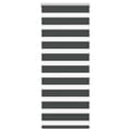 Miniatyrbild 1 av 2: Rullgardin zebra svart 60x100 cm tyg bredd 55,9 cm polyester