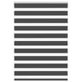 Miniatyrbild 1 av 2: Rullgardin zebra svart 105x150 cm tyg bredd 100,9cm polyester
