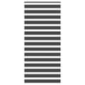 Miniatyrbild 1 av 2: Rullgardin zebra svart 105x200 cm tyg bredd 100,9 cm polyester