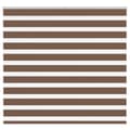 Miniatyrbild 1 av 2: Rullgardin zebra brun 155x150 cm tyg bredd 150,9 cm polyester
