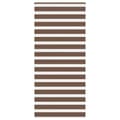 Miniatyrbild 1 av 2: Rullgardin zebra brun 105x230 cm tyg bredd 100,9 cm polyester