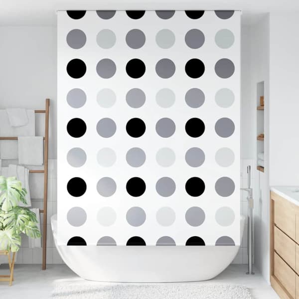 Rullgardin för dusch 160x240 cm tyg bredd 156 cm