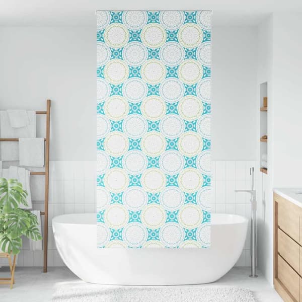 Rullgardin för dusch 100x240 cm tyg bredd 96 cm