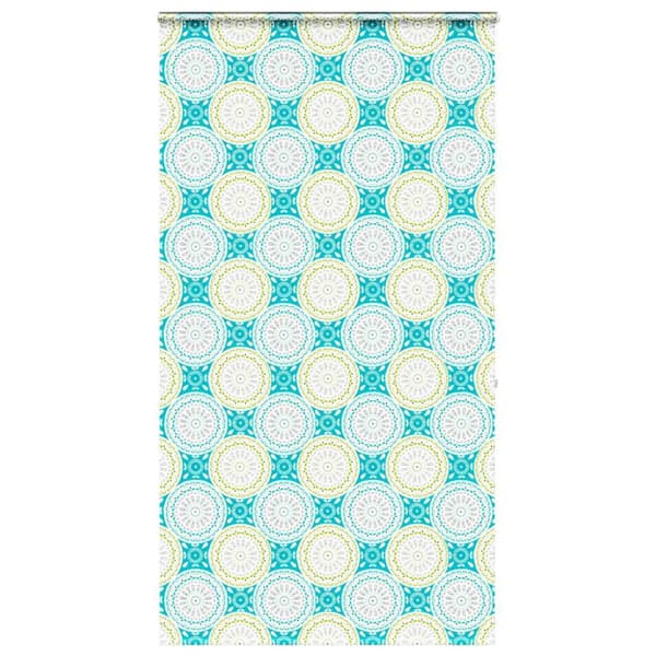 Duschrullgardin med kassett 130x240 cm tyg bredd 126 cm