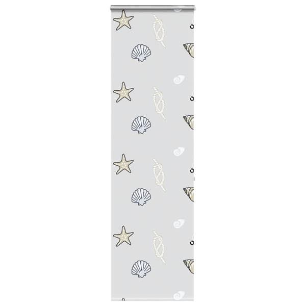 Duschrullgardin med kassett 80x240 cm tyg bredd 76 cm