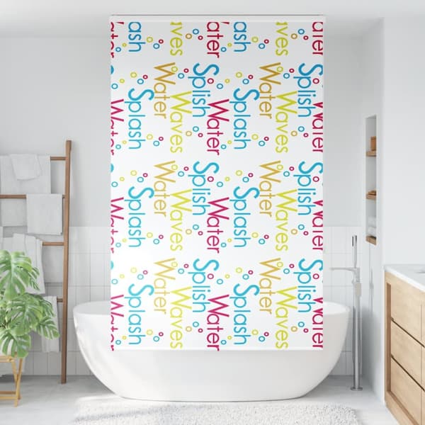 Duschrullgardin med kassett 140x240 cm tyg bredd 136 cm