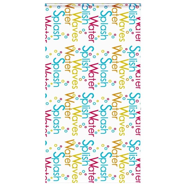 Duschrullgardin med kassett 140x240 cm tyg bredd 136 cm