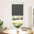 Miniatyrbild 2 av 2: Plisserad persienn svart 55x100cm tyg bredd 54,4cm polyester