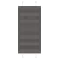 Miniatyrbild 1 av 2: Plisserad persienn svart 55x100cm tyg bredd 54,4cm polyester