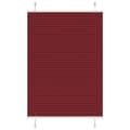Miniatyrbild 1 av 2: Plisserad persienn Bordeaux röd 100x150 cm tyg bredd 99,4 cm