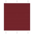 Miniatyrbild 1 av 2: Plisserad persienn Bordeaux röd 120x100 cm tyg bredd 119,4 cm