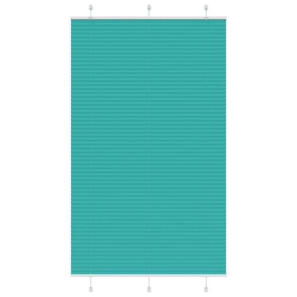 Plisserad persienn bensingrön 120x200 cm tyg bredd 119,4cm