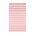 Miniatyrbild 1 av 2: Plisserad persienn rosa 75x100 cm tyg bredd 74,4 cm polyester