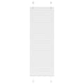 Miniatyrbild 1 av 2: Plisserad persienn vit 50x150cm tyg bredd 49,4cm polyester