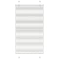 Miniatyrbild 1 av 2: Plisserad persienn vit 75x100 cm tyg bredd 74,4 cm polyester