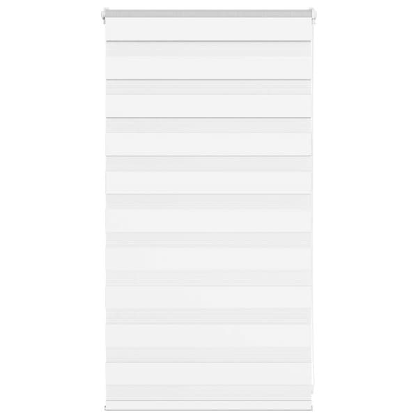 Rullgardin zebra vit 90x100 cm tyg bredd 85,9 cm polyester