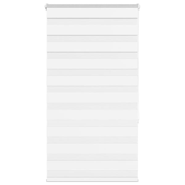 Rullgardin zebra vit 75x150 cm tyg bredd 70,9 cm polyester