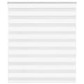 Miniatyrbild 1 av 2: Rullgardin zebra vit 120x150 cm tyg bredd 115,9 cm polyester