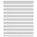 Miniatyrbild 1 av 2: Rullgardin zebra ljusgrå 120x100 cm tyg bredd 115,9cm polyester