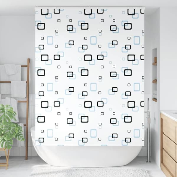 Duschrullgardin med kassett 150x240 cm tygbredd 146 cm