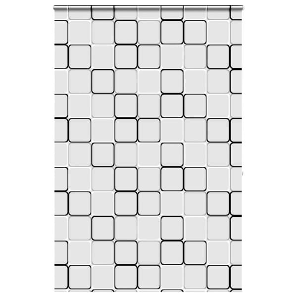 Duschrullgardin med kassett 150x240 cm tygbredd 146 cm