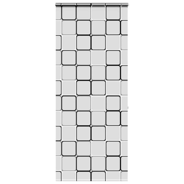 Duschrullgardin med kassett 110x240 cm tyg bredd 106 cm
