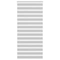 Miniatyrbild 1 av 2: Rullgardin zebra ljusgrå 105x230 cm tyg bredd 100,9cm polyester