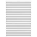 Miniatyrbild 1 av 2: Rullgardin zebra ljusgrå 155x200 cm tyg bredd 150,9cm polyester