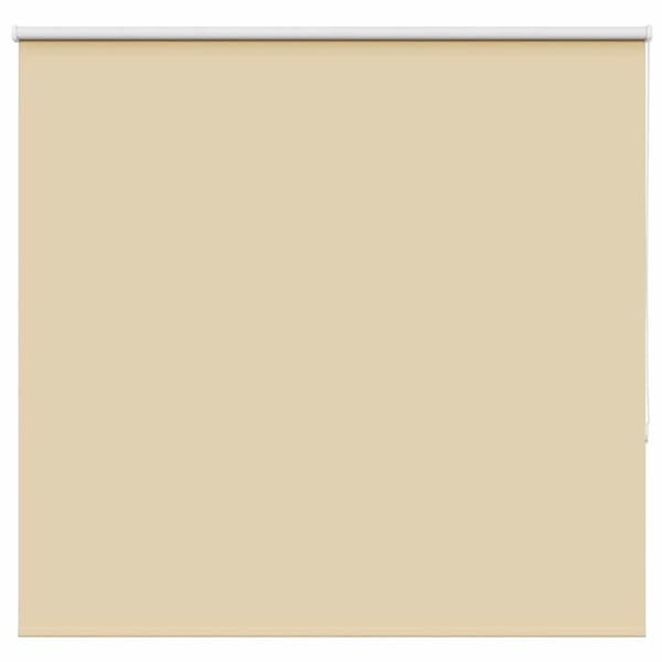 Rullgardin mörkläggningsbar beige 150x150 cm tyg bredd 146,6 cm