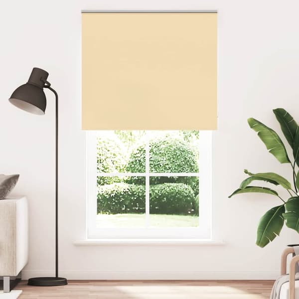 Rullgardin mörkläggningsbeige 125x210 cm tyg bredd 121,6 cm