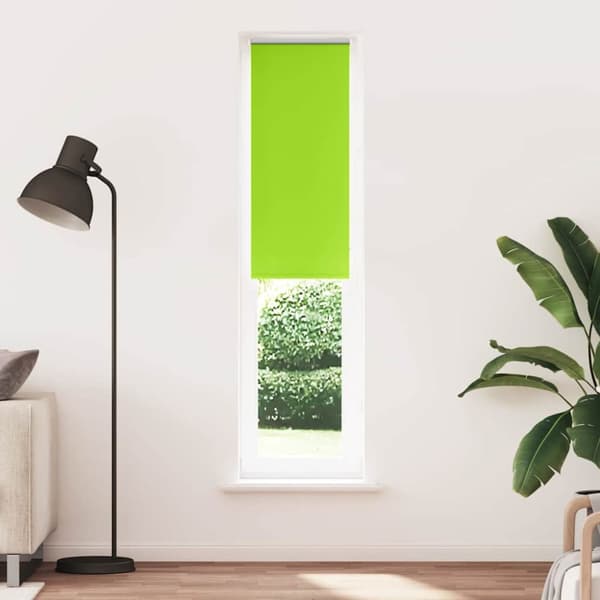 Rullgardin mörkläggning blad grön 50x230 cm tyg bredd 45,7 cm