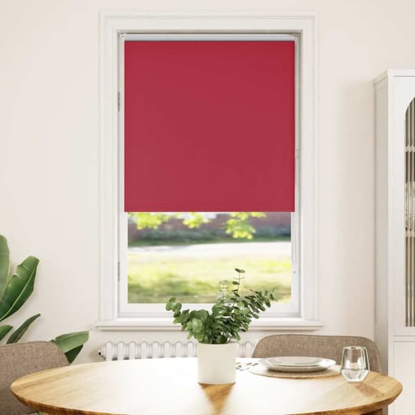 Rullgardin mörkläggningsröd 70x175 cm tyg bredd 65,7 cm