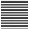Miniatyrbild 1 av 2: Rullgardin zebra svart 140x150 cm tyg bredd 135,9cm polyester