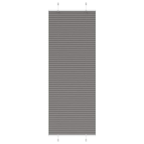 Plisserad persienn antracit 70x200cm tyg bredd 69,4cm polyester